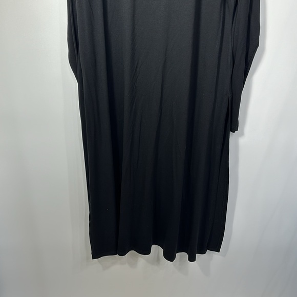 Eileen Fisher Black Kimono Cardigan find tinsel jersey size medium.NWT - Picture 9 of 13